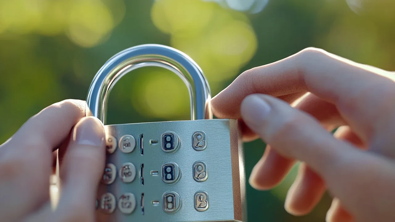 Comment changer le code d’un cadenas 4 chiffres en seulement cinq minutes