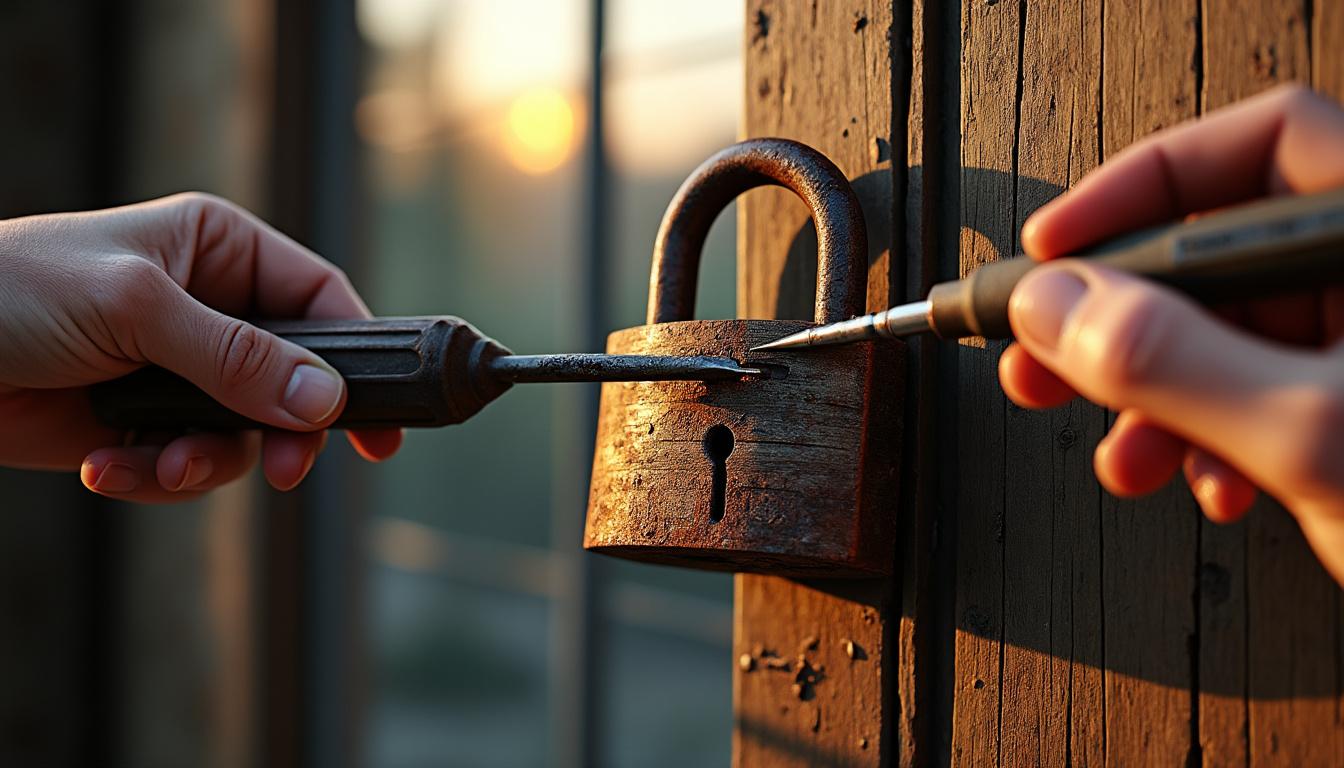découvrez des solutions efficaces pour débloquer une serrure grippée : astuces temporaires pour une ouverture rapide et conseils durables pour prévenir de futurs blocages.