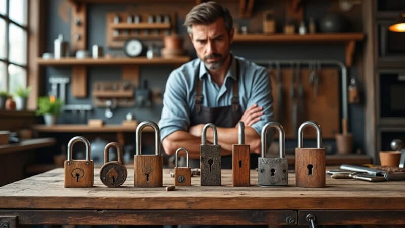 Les différentes types de serrures à encastrer et leurs spécificités