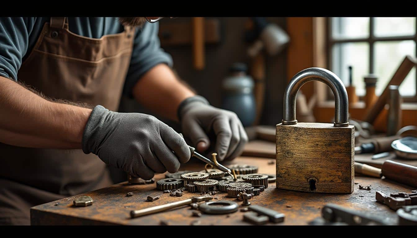 découvrez les outils essentiels pour restaurer efficacement une serrure ancienne et lui redonner toute sa fonctionnalité.