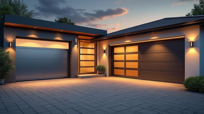 Ouverture porte garage sectionnelle : comparer les modèles pour faire le bon choix