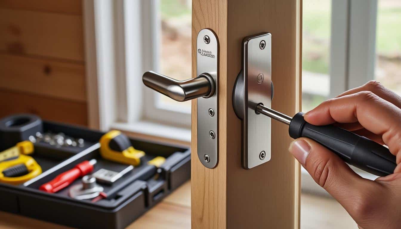 découvrez le pêne demi-tour en inox, alliant esthétique et praticité pour sécuriser vos portes avec style et efficacité.