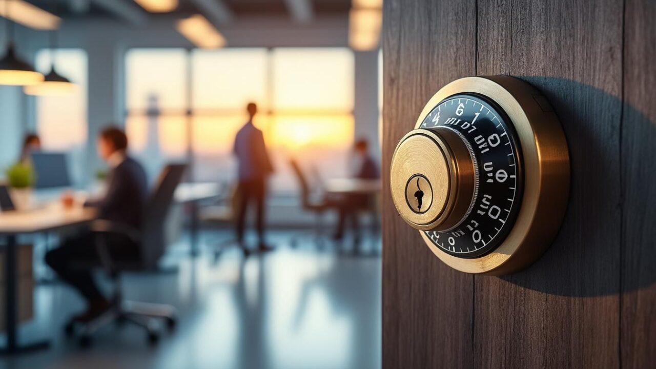 Pourquoi le verrou à code mécanique est-il idéal pour les bureaux