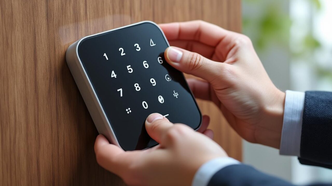 Comment installer un système à code sans pile en toute simplicité