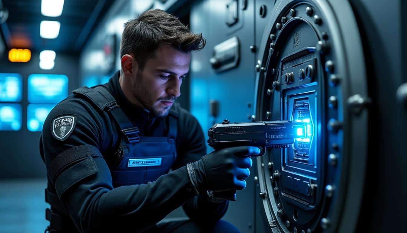 découvrez les pistolets de crochetage électrique, des outils essentiels pour les agents de sécurité permettant une intervention rapide et efficace en cas d'urgence.