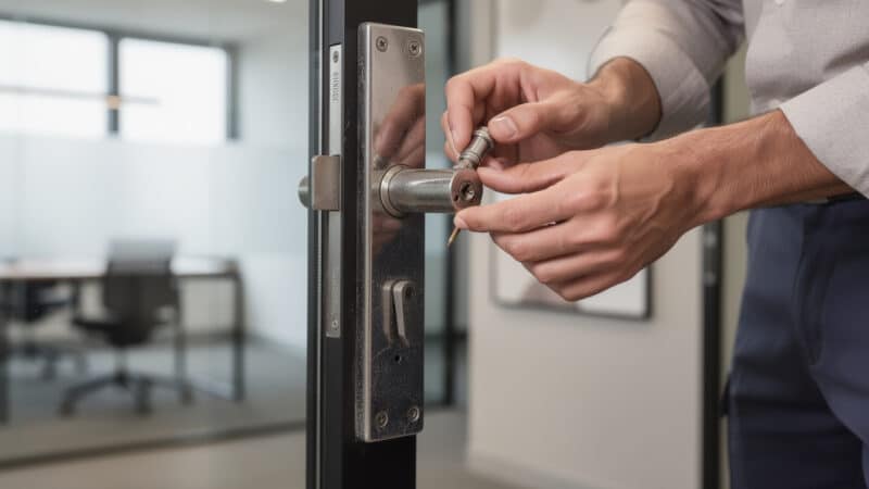 Comment un bon entretien des serrures peut prévenir les cambriolages en entreprise