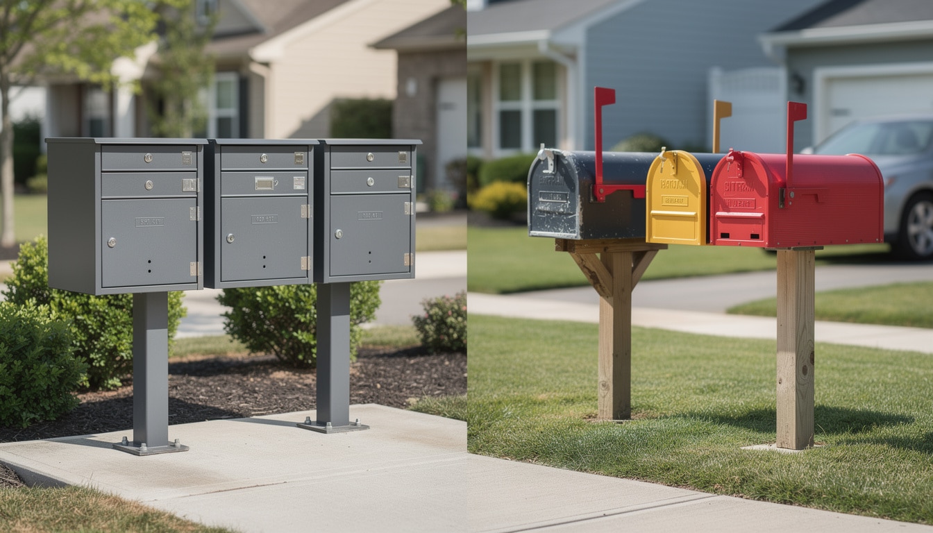 découvrez notre comparatif détaillé entre colonnes de boîtes aux lettres sécurisées et traditionnelles pour choisir la meilleure option en termes de sécurité et praticité.