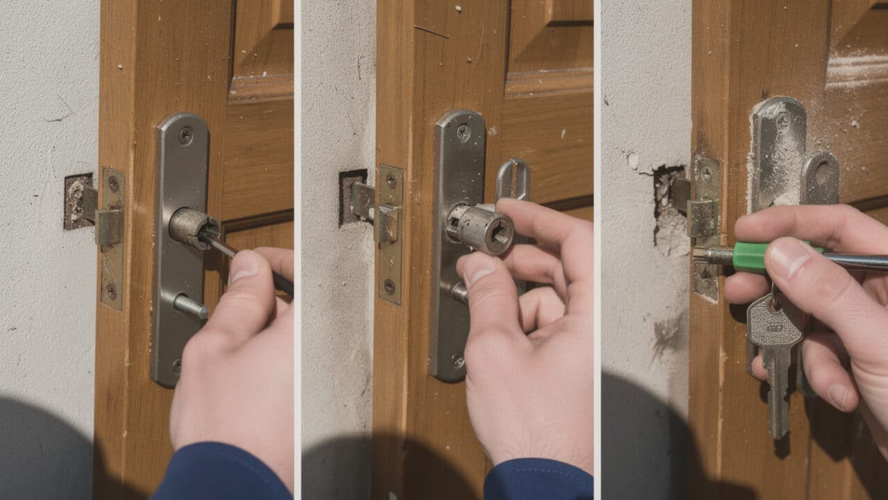 Les étapes à suivre pour un remplacement de serrure cassée réussi