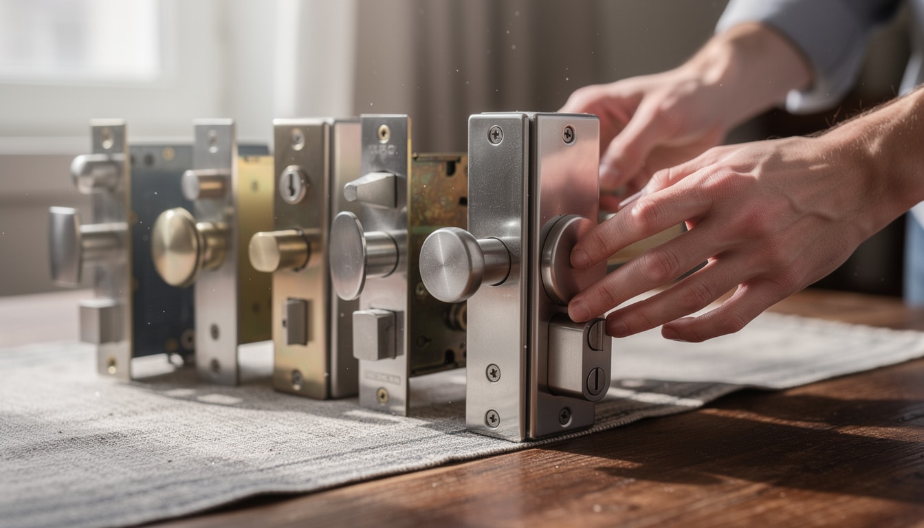 découvrez notre comparatif des différents types de serrures à bouton intérieur pour choisir celle qui convient le mieux à votre sécurité et confort.