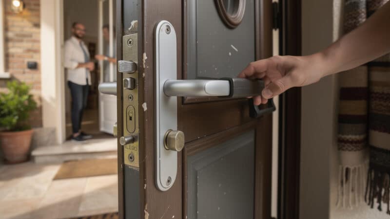 Sécurité porte d’entrée blindée : mythes et réalités à connaître