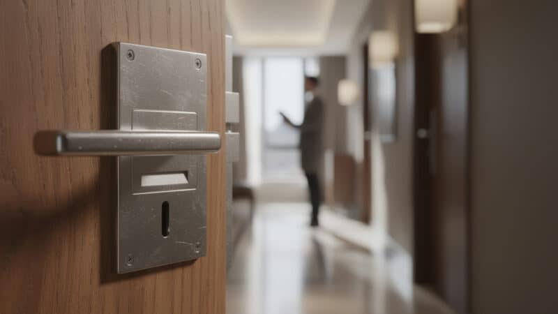 Serrure à carte magnétique : un choix judicieux pour la sécurité des hôtels