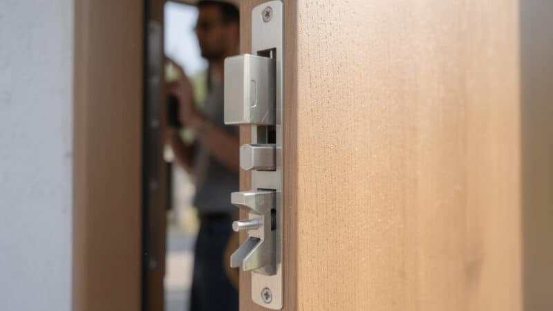 Serrure multipoints encastrée : le choix idéal pour les portes sécurisées