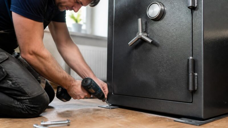 Comment installer un coffre-fort à poser au sol pour une sécurité optimale ?