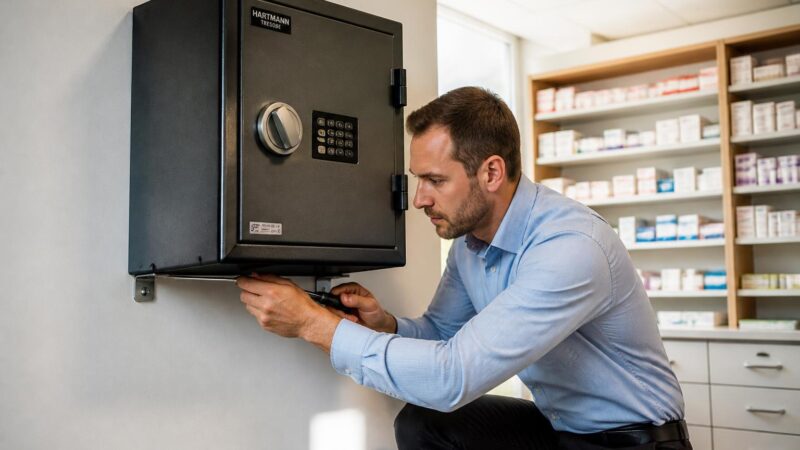 Comment installer un coffre-fort pour pharmacie agréée de manière optimale