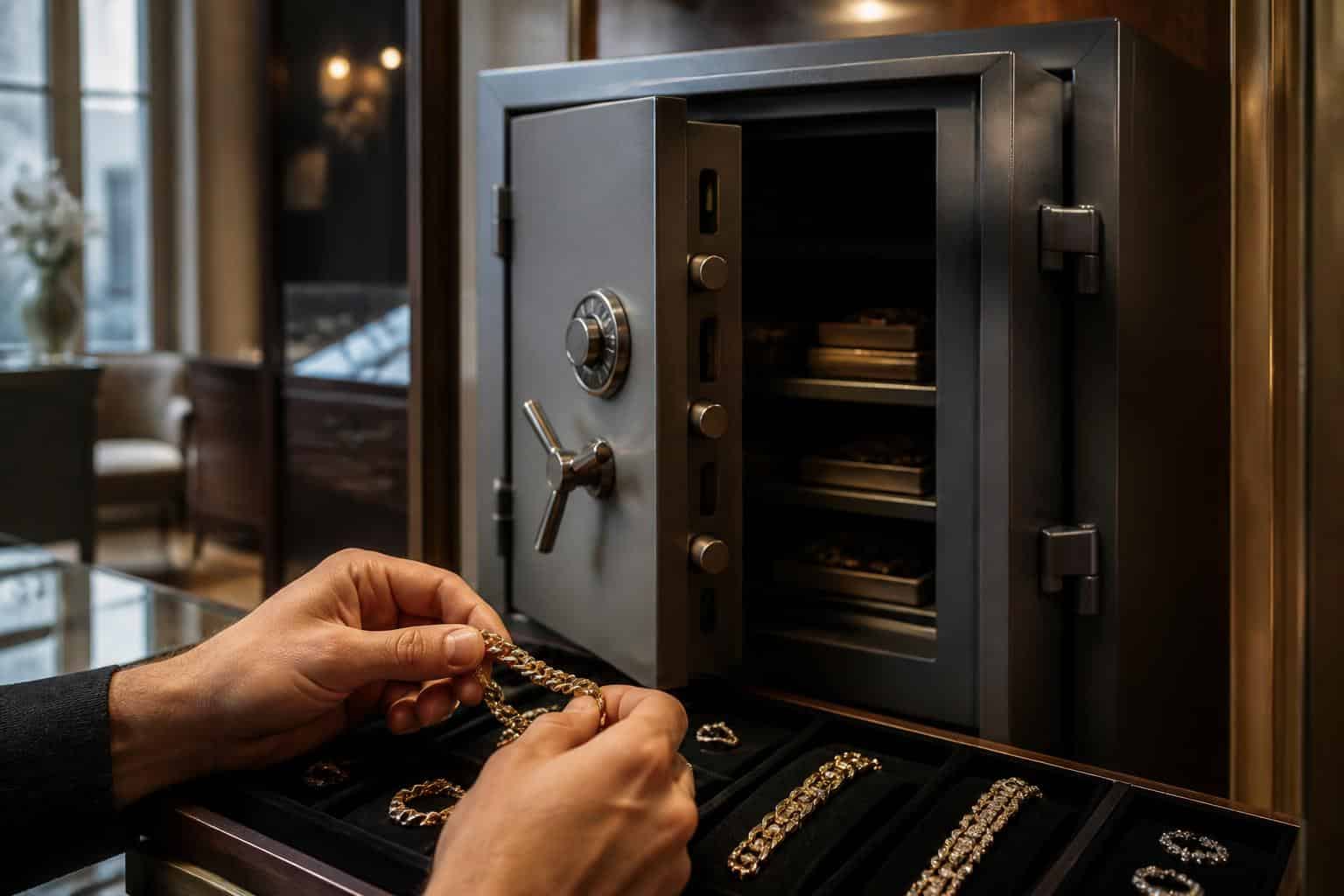 découvrez l'importance d'un coffre-fort sécurisé pour bijouterie afin de protéger efficacement vos bijoux précieux contre le vol et les dommages.
