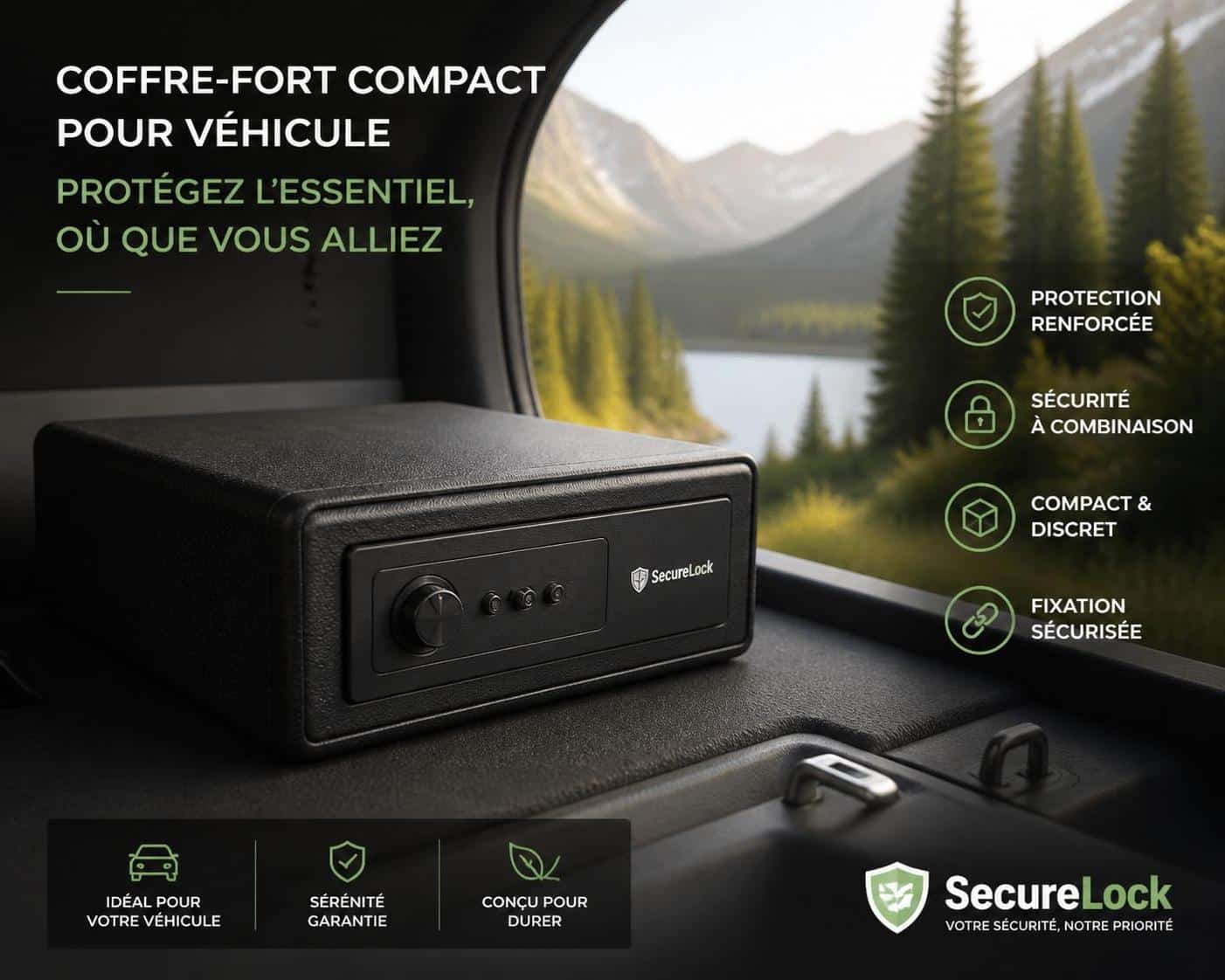 découvrez les avantages d'un coffre-fort compact pour véhicules, idéal pour sécuriser vos objets précieux partout où vous allez, alliant praticité et protection maximale.