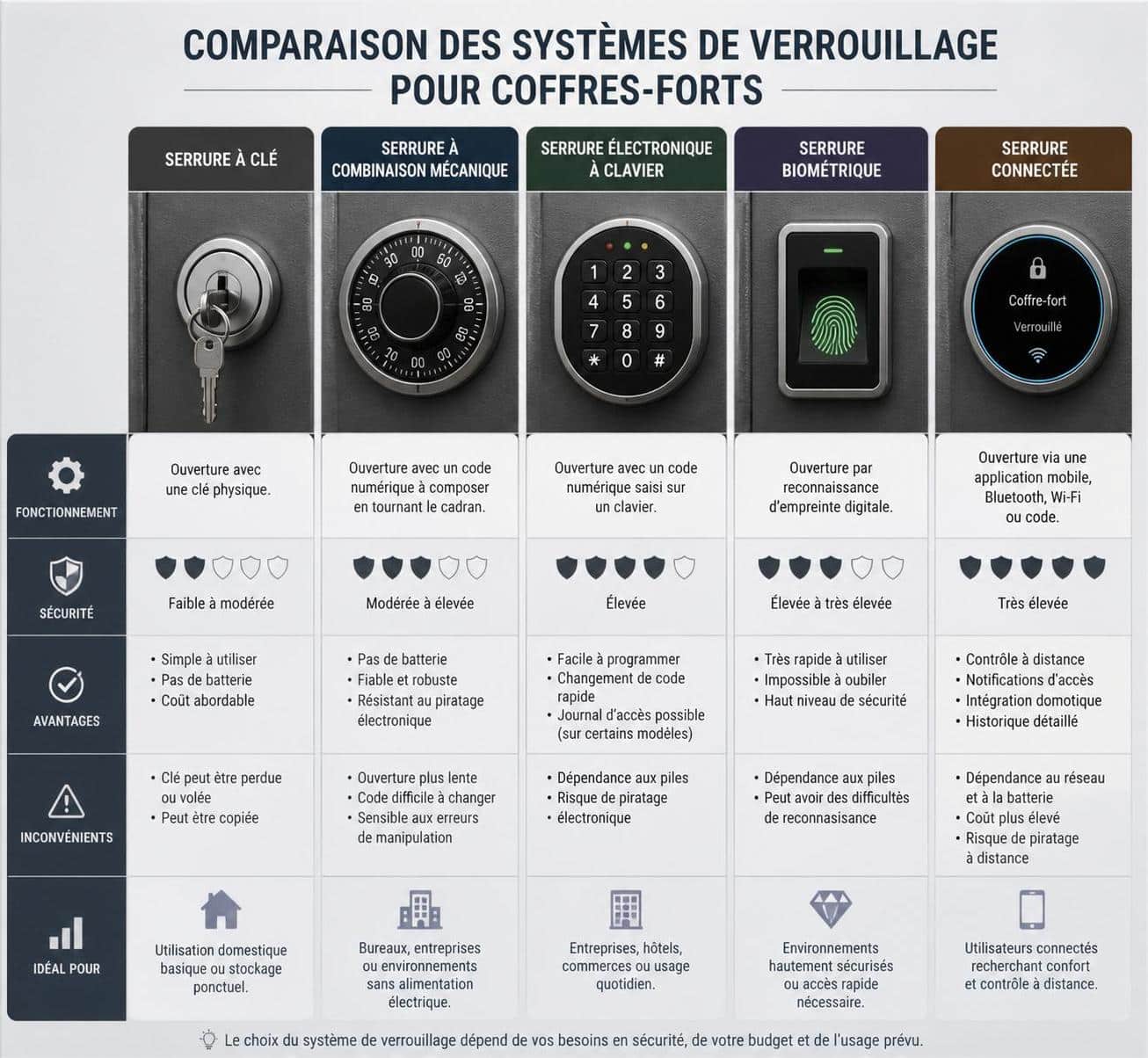 découvrez notre sélection des meilleurs coffres-forts pour armes à feu, alliant sécurité optimale et protection fiable pour vos équipements sensibles.