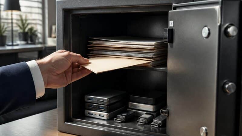 Pourquoi un coffre-fort ignifuge papier et données est essentiel pour la sécurité de vos documents