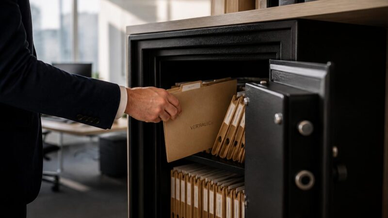 Pourquoi un coffre-fort pour documents confidentiels est essentiel dans une entreprise moderne